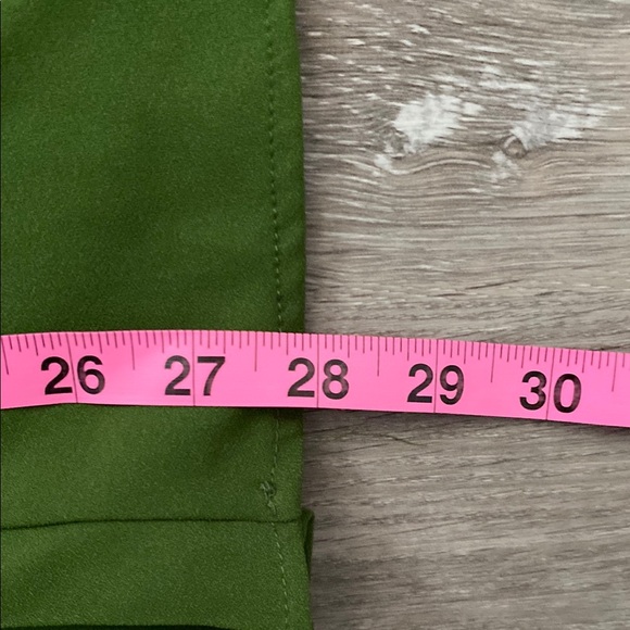 Eloquii Green Boxy Blouse with Pleated Side Panels - Picture 4 of 6